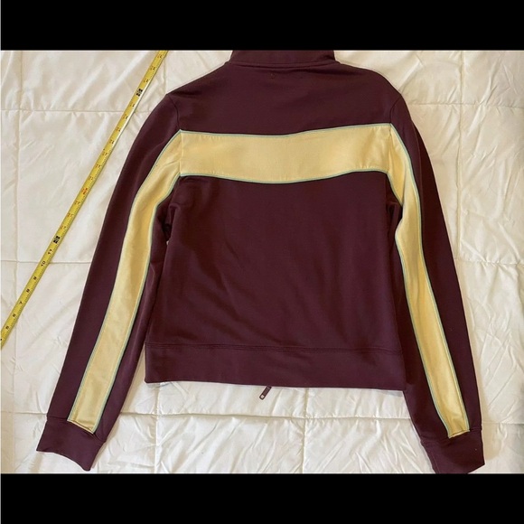 Women’s Peachie Keen Maroon Track Jacket - Size Large - Picture 9 of 9